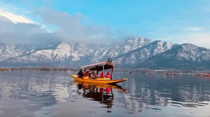Golden Shikara at Himalayan Sunrise